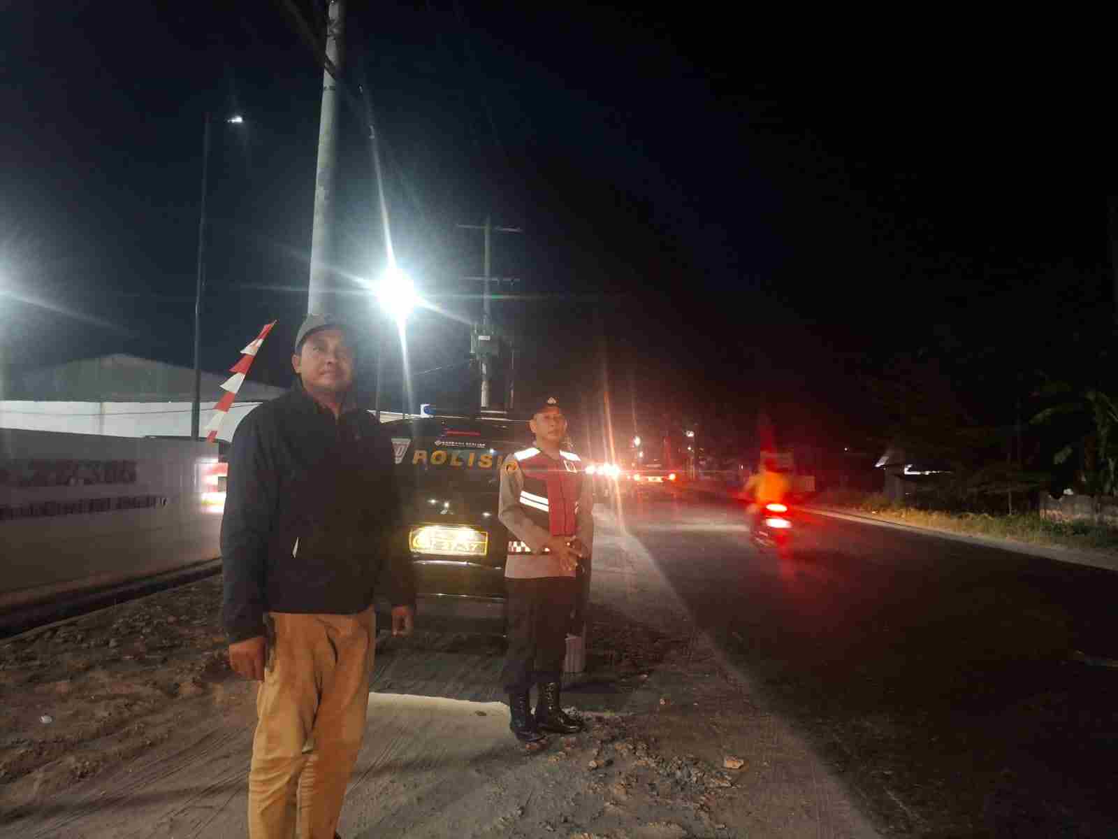 Cegah Gangguan Kamtibmas, Polsek Air Putih Laksanakan Patroli Malam Sasaran Balap Liar dan Begal   