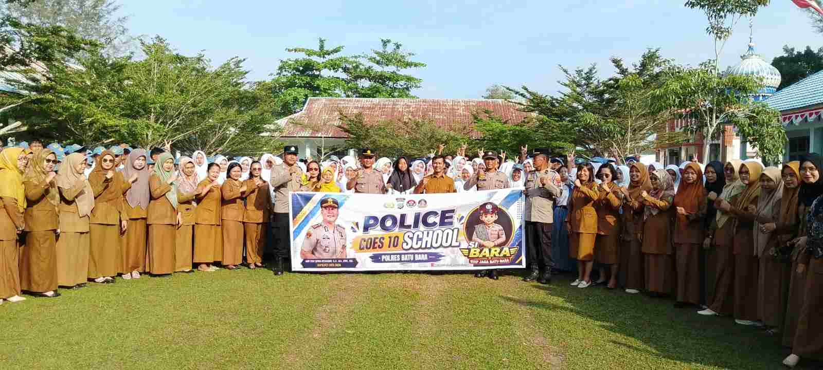 Police Go To School SMKN 1 Air Putih