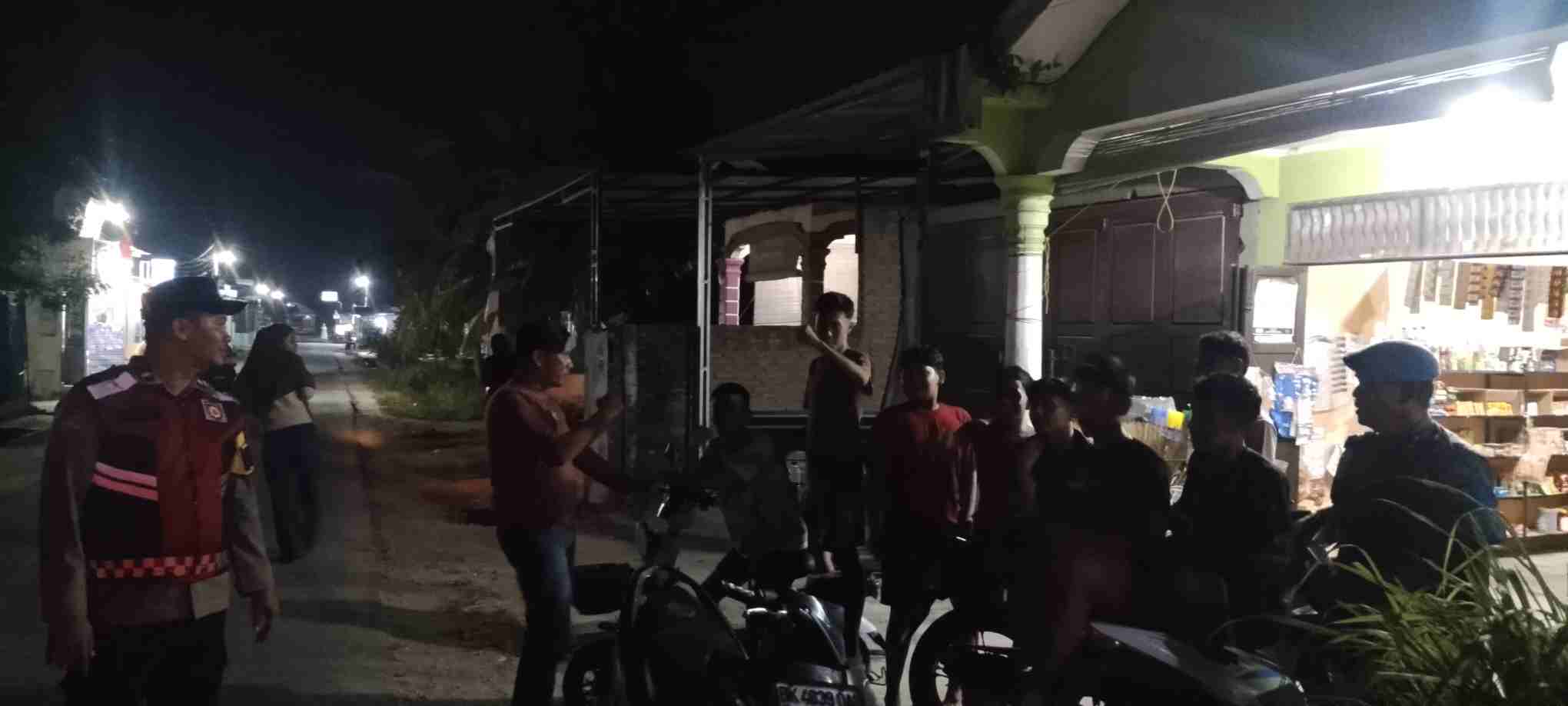 Polsek Air Putih Patroli Malam Antisipasi Balap Liar, Begal dan Tawuran, Wilayah Tetap Aman dan Kondusif   