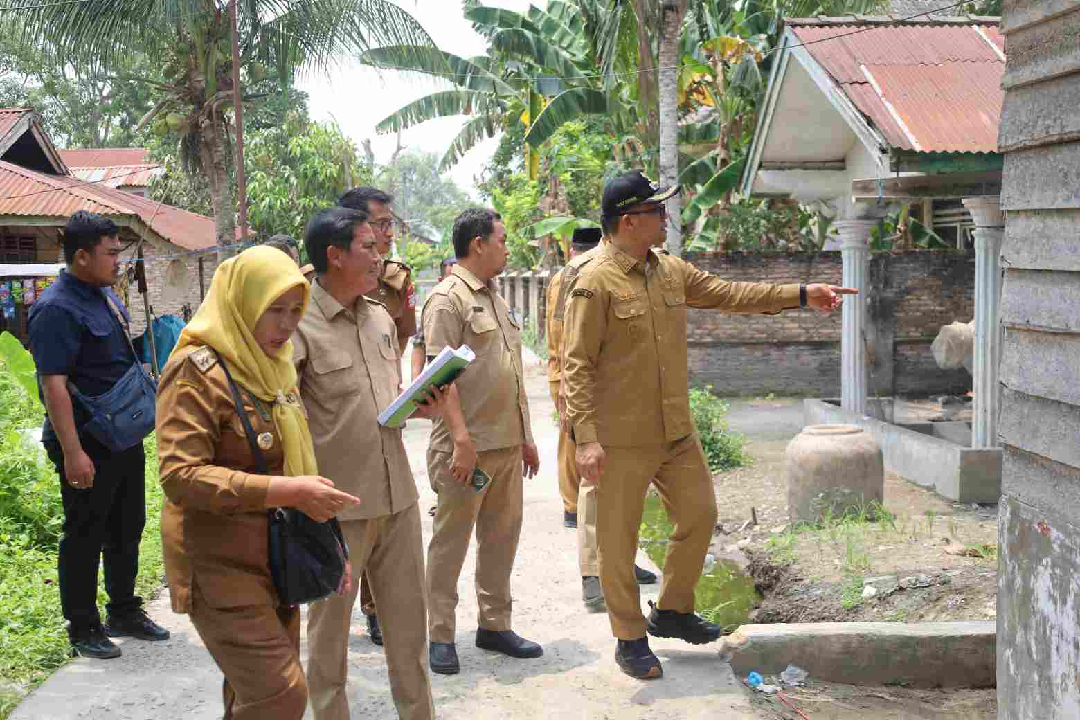 Wakil Wali Kota Tanjungbalai Tinjau Hunian Warga Kelurahan Sei Merbau Calon Penerima bantuan Program BSPS dari Kementerian PKP   