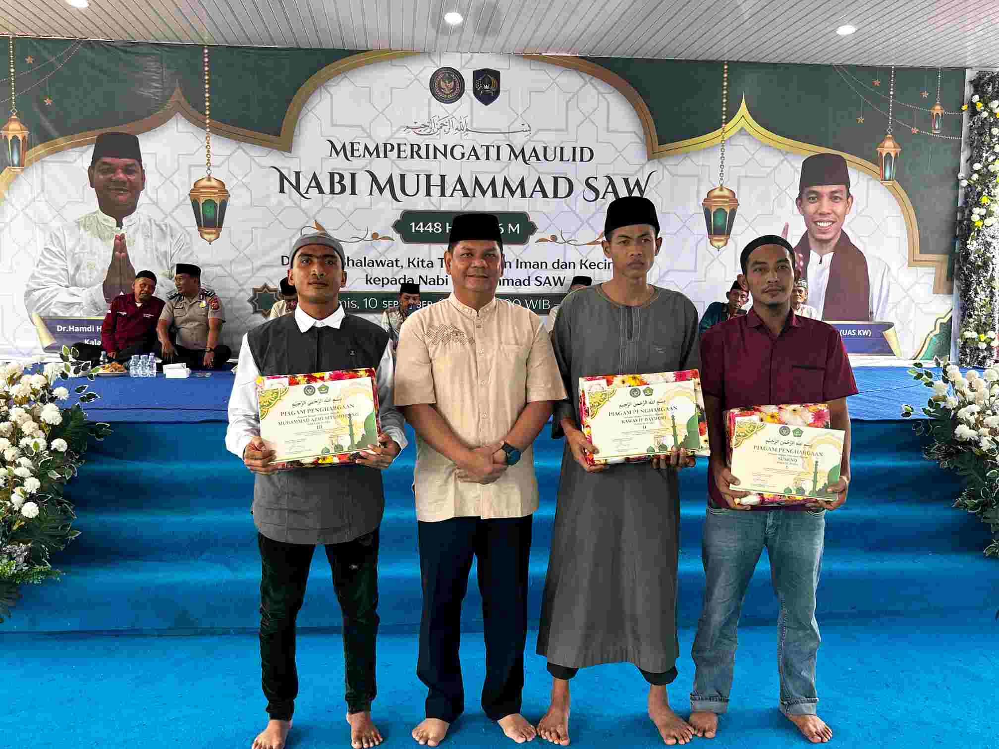 Lapas Labuhan Ruku Peringati Maulid Nabi Muhammad SAW, Perkuat Keimanan dan Kecintaan Warga Binaan kepada Rasulullah