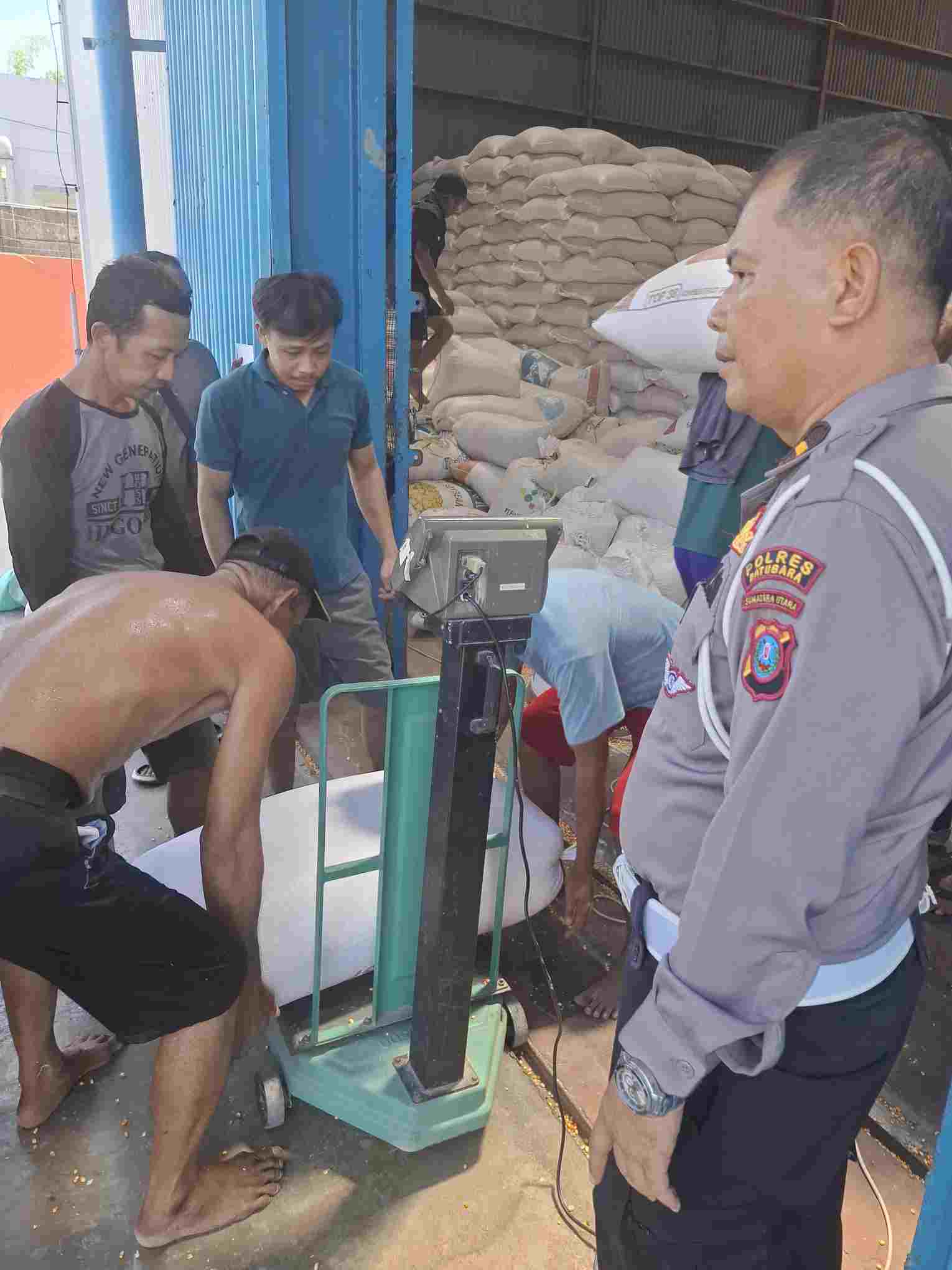 Polres Batu Bara Salurkan 10,269 Ton Jagung ke Bulog Asahan   
