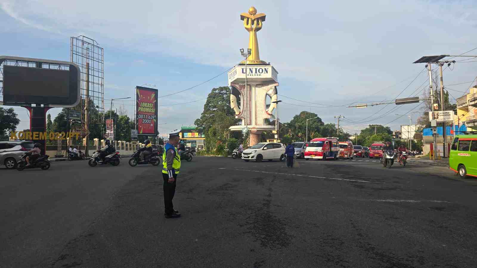 Pastikan Kelancaran Arus Pagi, Satlantas Polres Pematangsiantar Gelar Pos Padat di 35 Titik Strategis   