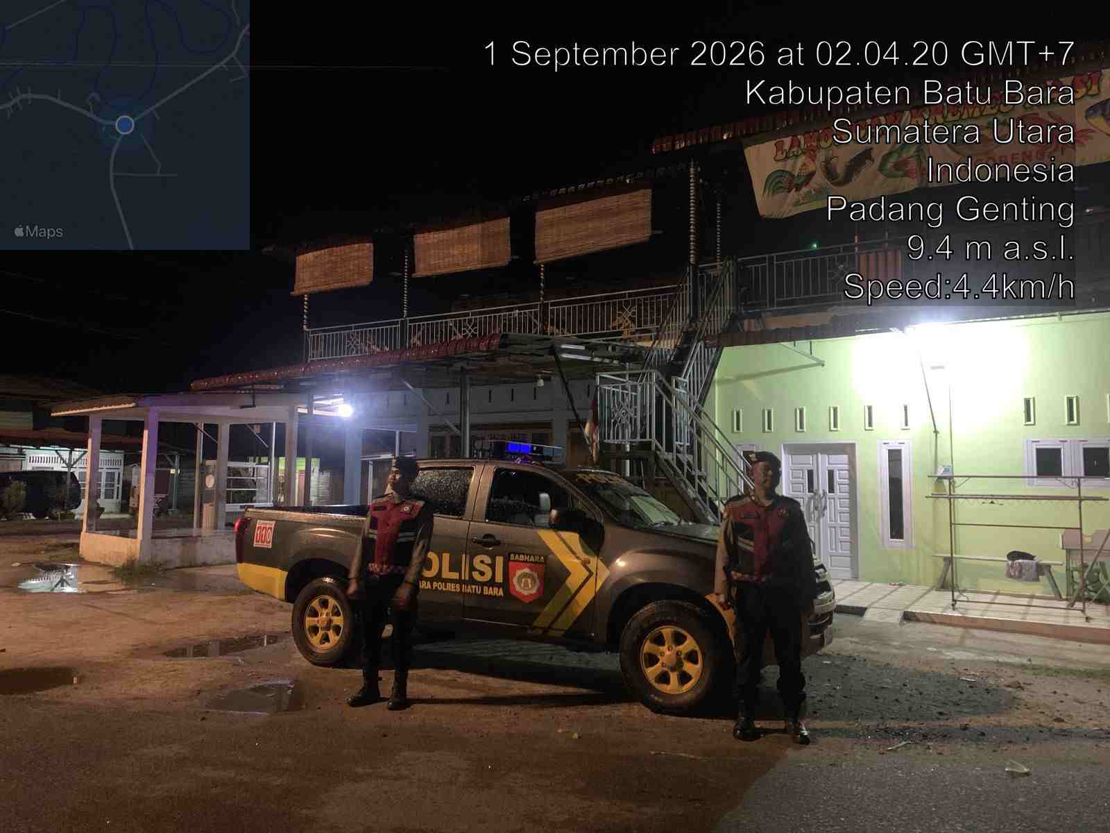 Jaga Keamanan Dini Hari, Sat Samapta Polres Batu Bara Laksanakan Patroli Blue Light Roda-4 di Titik Rawan   