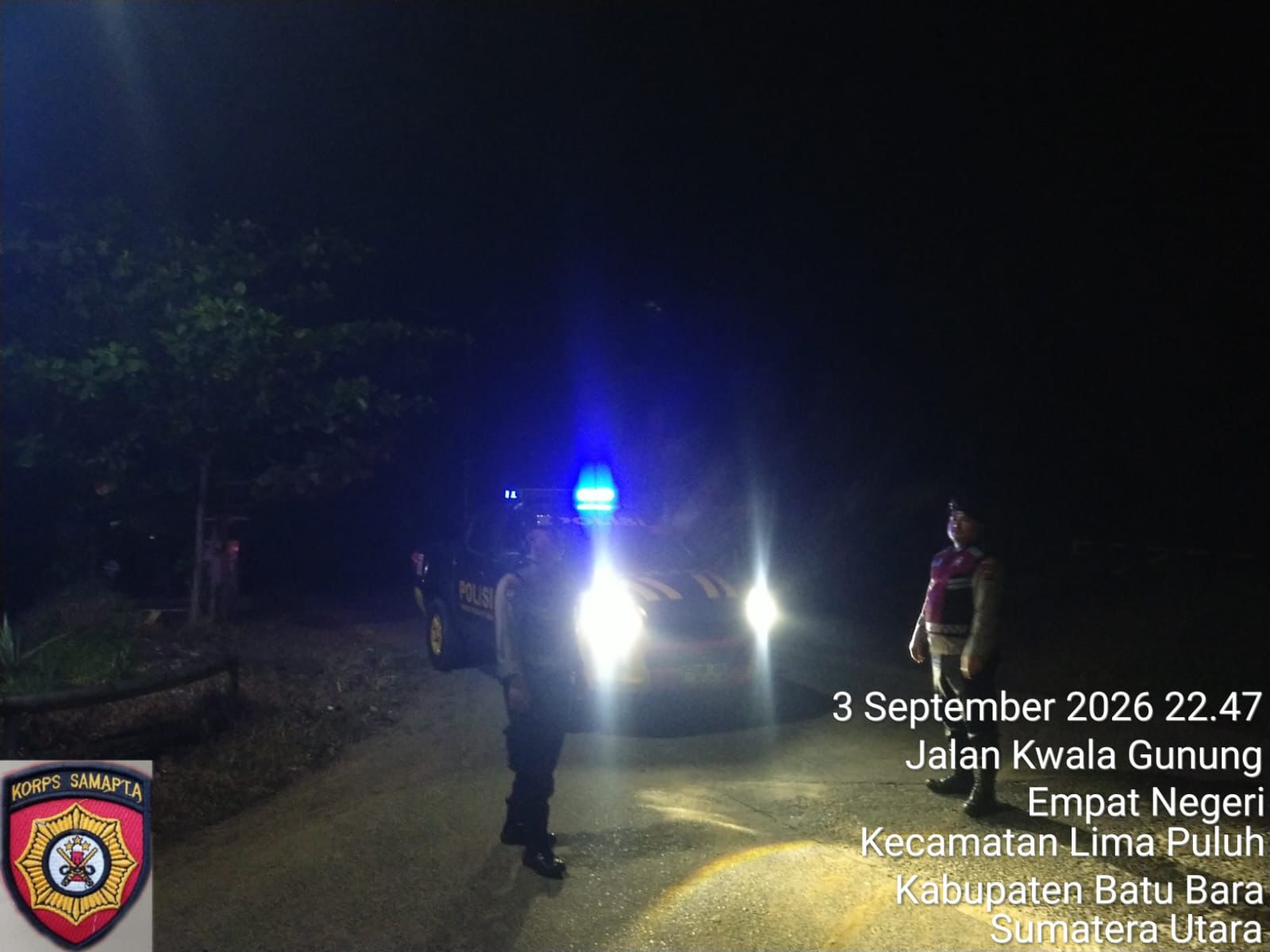 Patroli KRYD Presisi Roda-4 Polres Batu Bara, Sisir Titik Rawan Cegah 3C dan Kejahatan Jalanan   