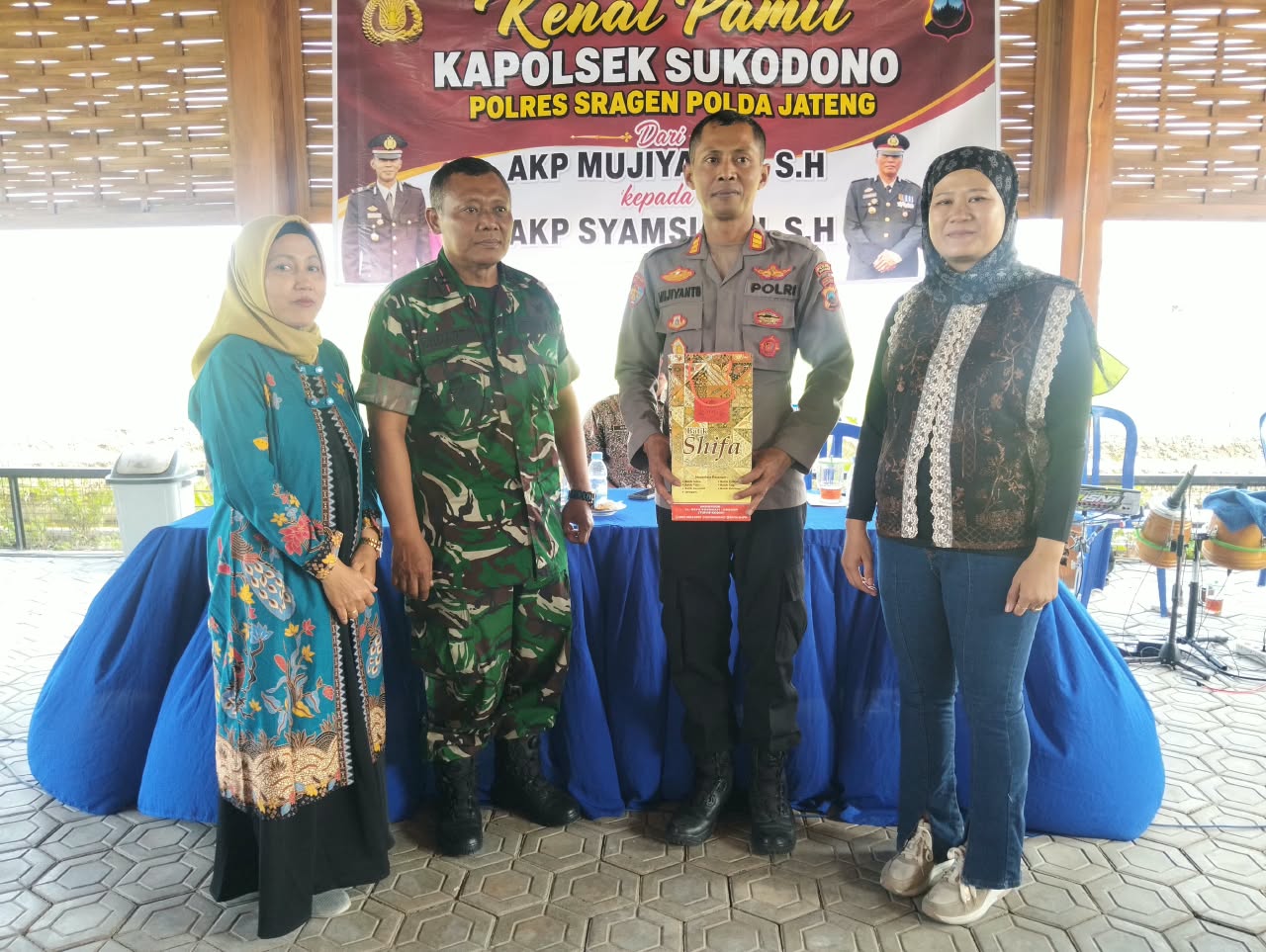 Kapolsek Sukodono Berganti, Danramil Tekankan Sinergi Jaga Kondusivitas   