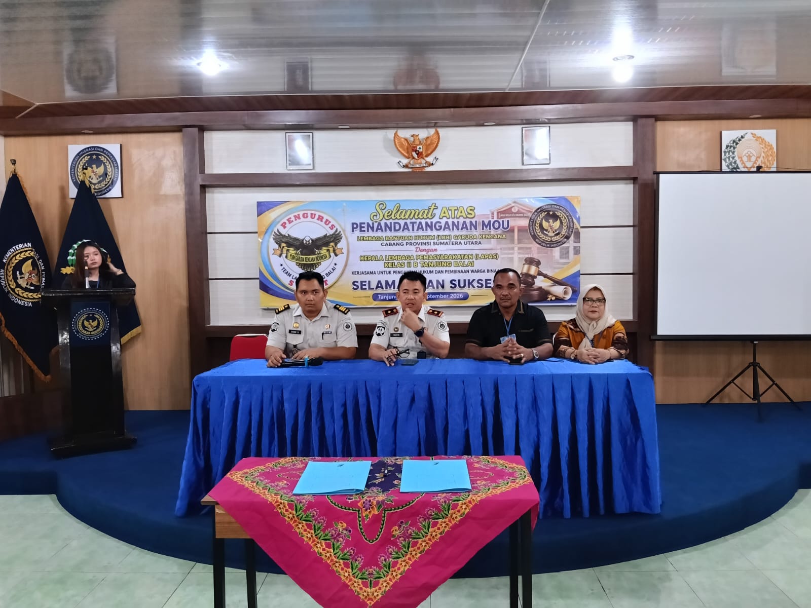 Tingkatkan Akses Keadilan, LBH Garuda Kencana Indonesia Sumut Jalin MoU dan Gelar Sosialisasi Hukum di Lapas Tanjung Balai   