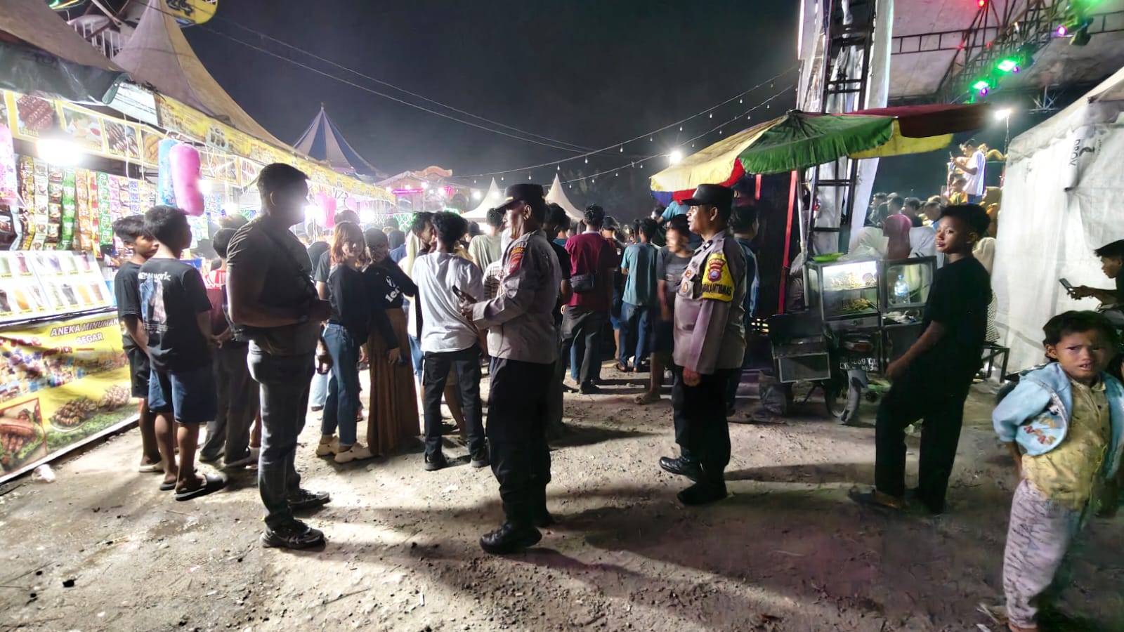 Polsek Air Putih Patroli Malam: Cegah Balap Liar, Begal dan Tawuran, Situasi Tetap Aman   