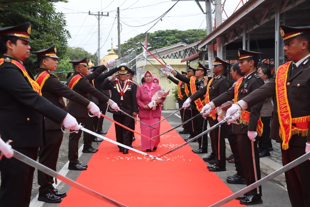Acara Syukuran Hari Jadi Polwan Ke 78 dan Pelepasan Purna Bakti Polres Batu Bara