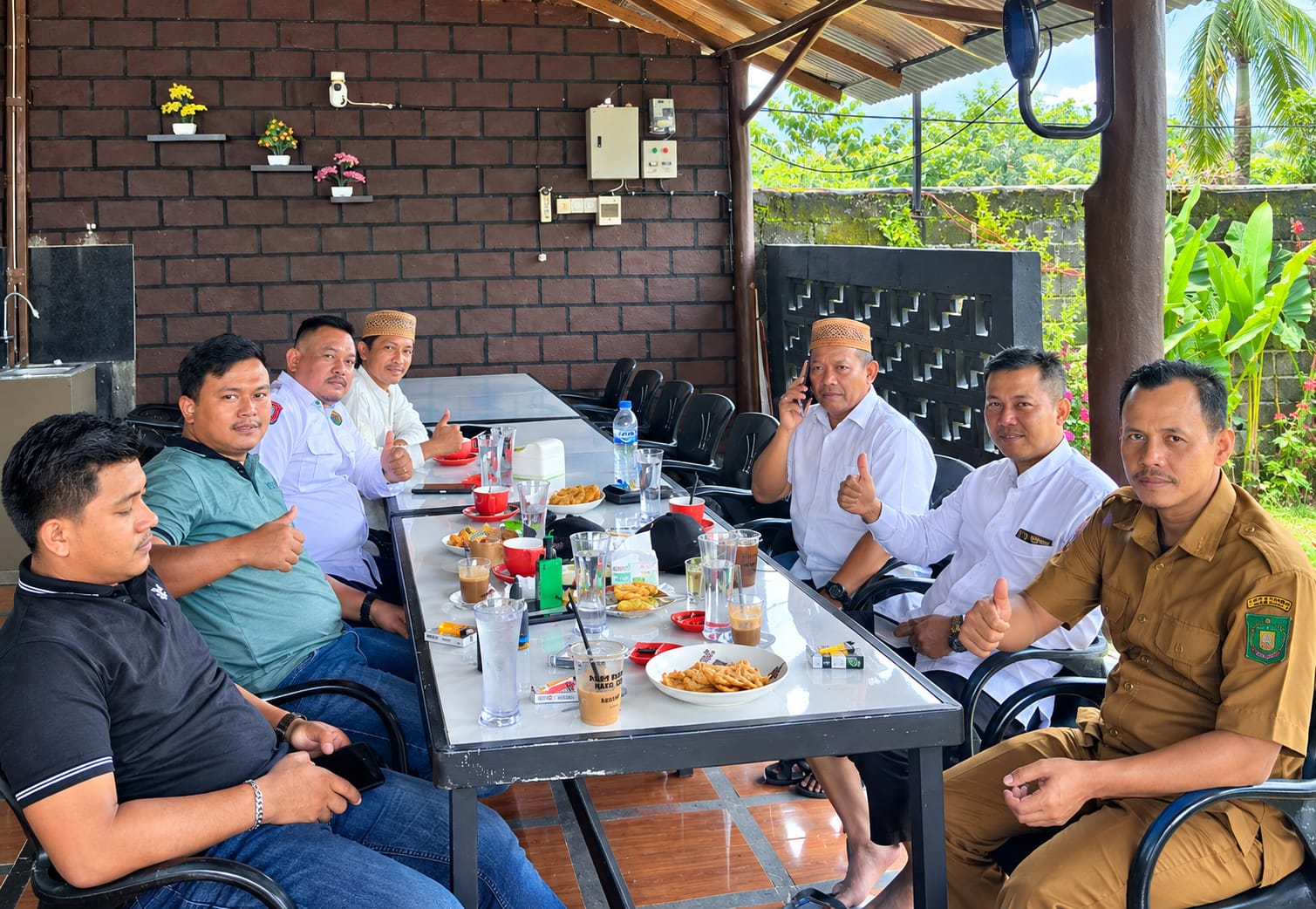 Ketua DPD GM.Pujakesuma Langkat Rinaldi Pimpin Rapat Persiapan Pelantikan Bersama MPO Tumiran Noel