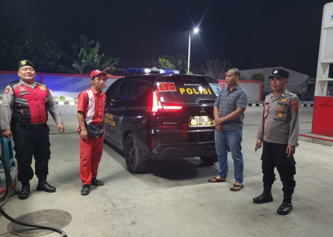 Polsek Lima Puluh Patroli & Pantau SPBU: Pastikan Pasokan Teratur, Cegah Penumpukan BBM Ilegal