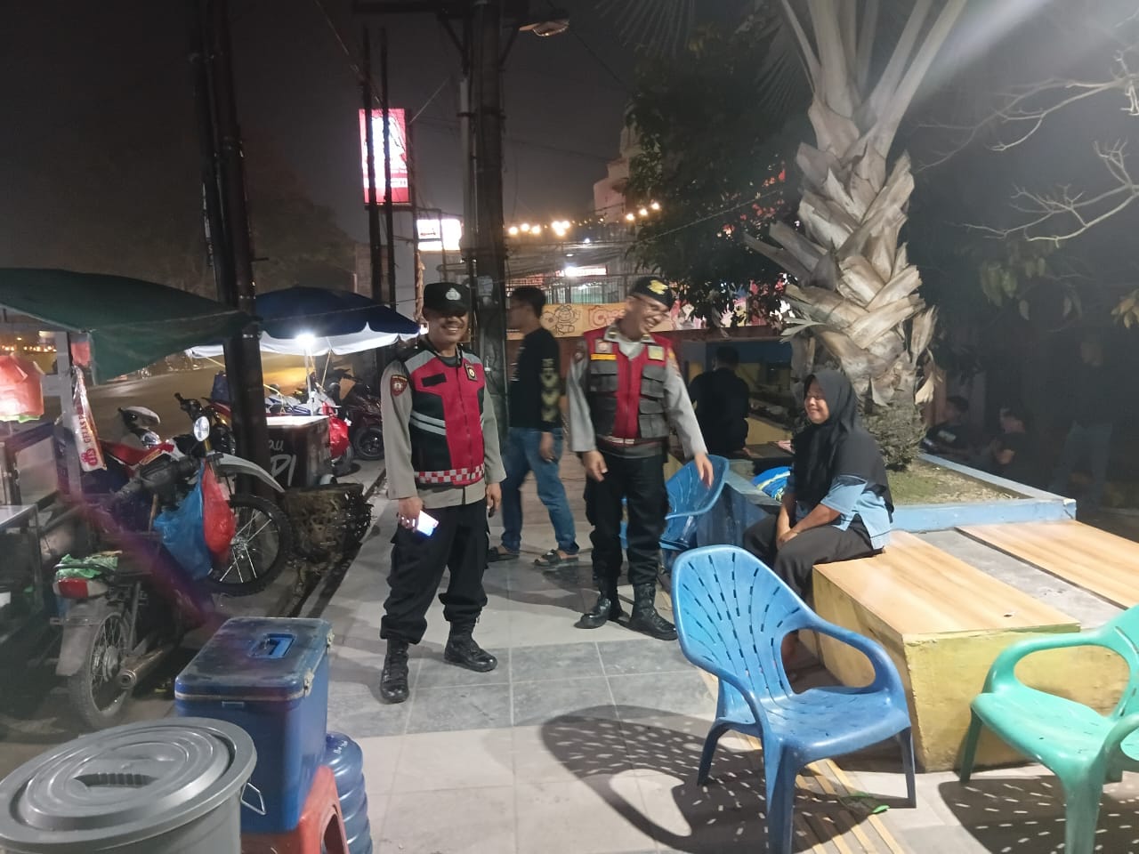 Polsek Air Putih Perkuat Patroli Malam, Kawal Jalur Utama & Titik Rawan Demi Keamanan Warga