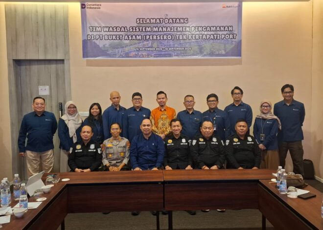 Tim Ditpamobvit Baharkam Polri Pastikan Keamanan Objek Vital, Gelar Wasdal II Implementasi SMP di PT Bukit Asam Unit Dermaga Kertapati   