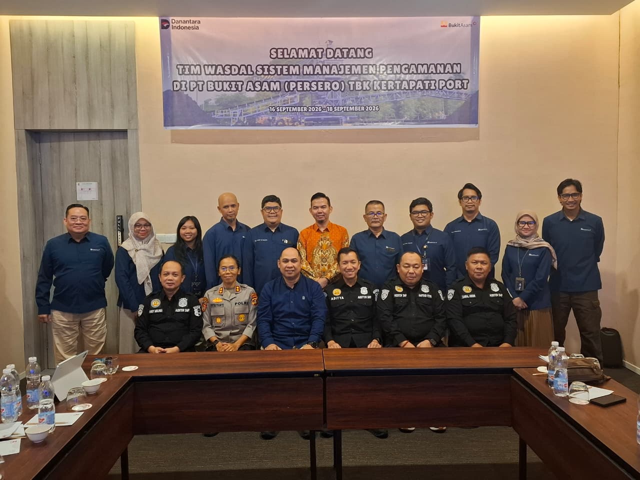 Tim Ditpamobvit Baharkam Polri Pastikan Keamanan Objek Vital, Gelar Wasdal II Implementasi SMP di PT Bukit Asam Unit Dermaga Kertapati   