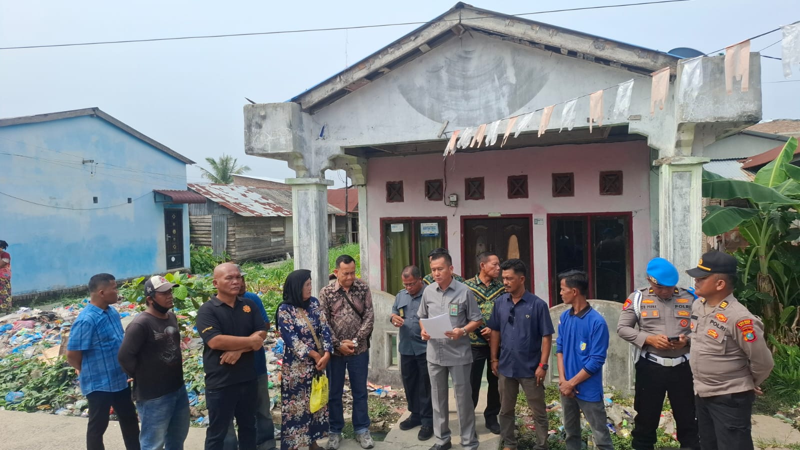 Polres Batu Bara Amankan Pelaksanaan Eksekusi Pengosongan di Tanjung Tiram