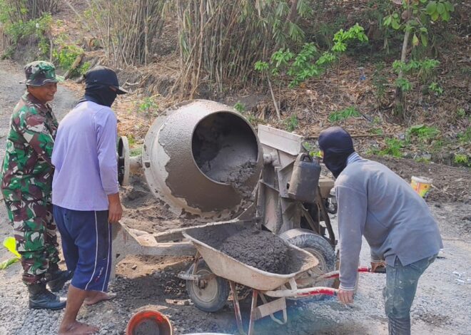 Babinsa Banyudono Turun Tangan, Jembatan Perintis Garuda di Gumukrejo Diperkuat   