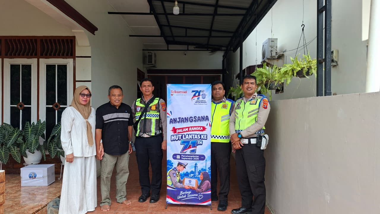 Sat Lantas Polres Pematangsiantar Laksanakan Anjangsana ke Purnabakti, Semarakkan HUT Lalu Lintas Bhayangkara ke-71