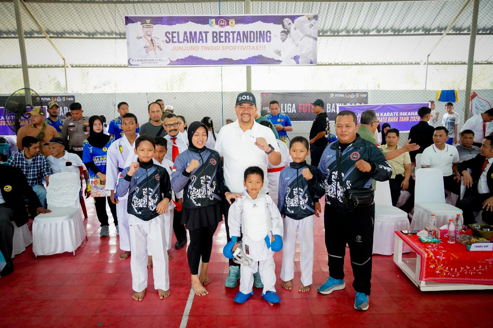 Bupati Batu Bara Buka Kejuaraan Karate INKANAS Open Antar Pelajar se-Sumut, 325 Atlet Rebutkan Piala Bupati