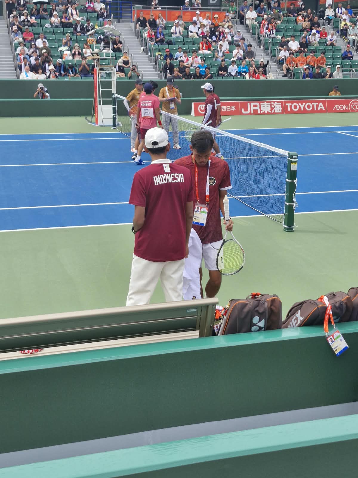 WAKAPOLRI UCAPKAN SELAMAT, PERSONEL POLRI ANTARKAN SOFT TENNIS INDONESIA RAIH MEDALI DI ASIAN GAMES NAGOYA   