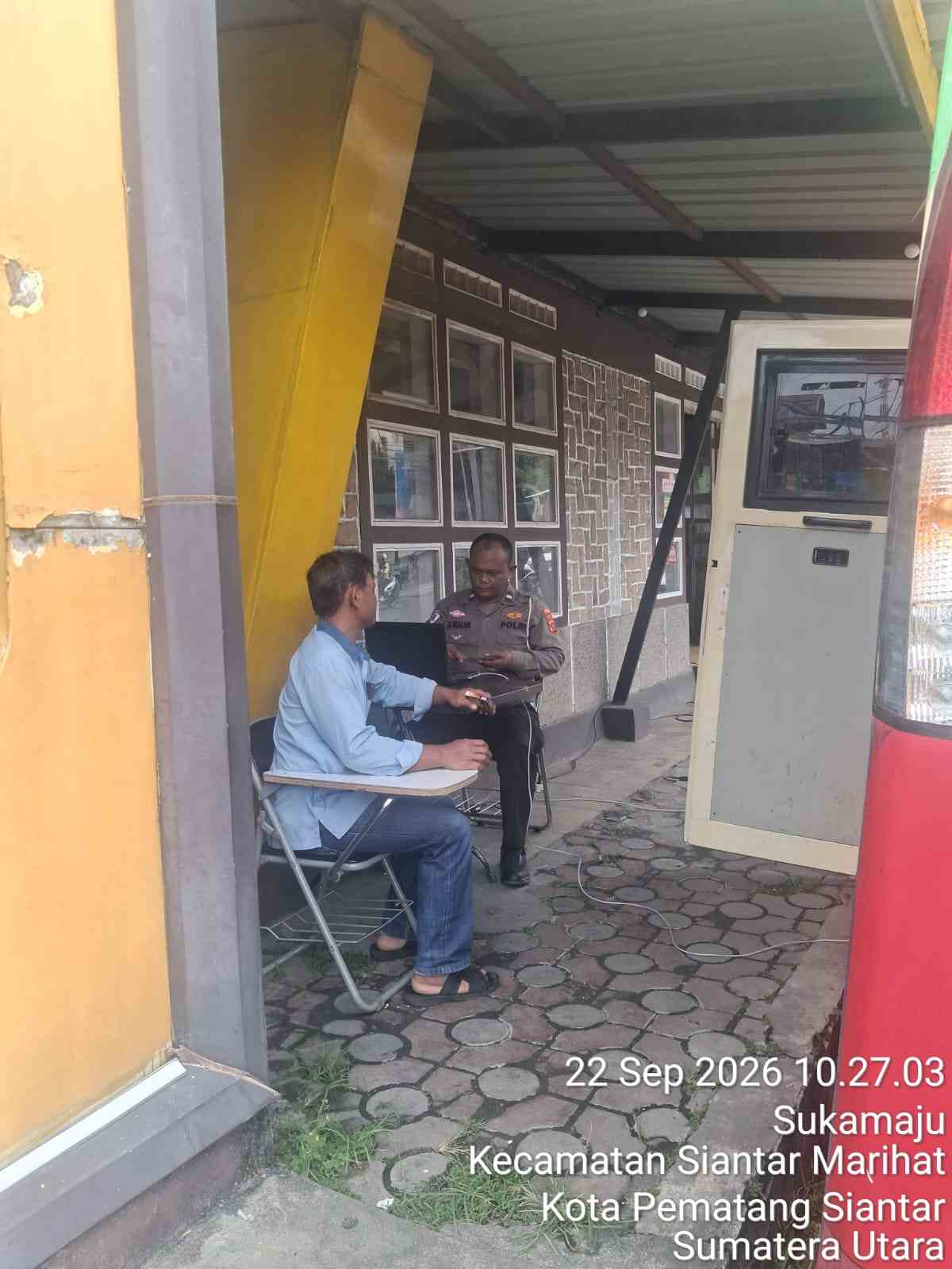 Sat Lantas Polres Pematangsiantar Hadirkan Samsat Keliling di Jalan Malanthon, Permudah Pengesahan STNK Warga