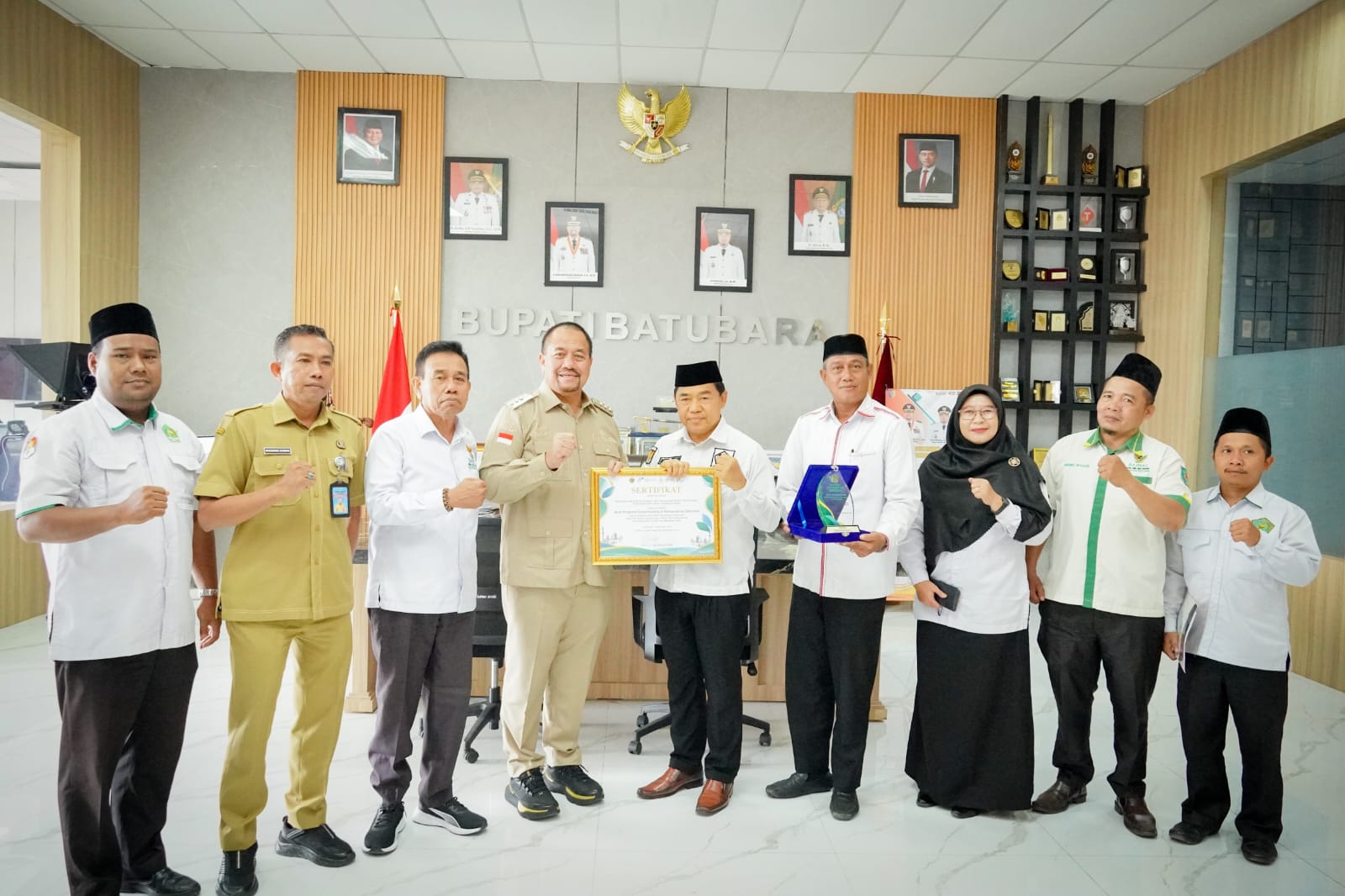 Bupati Batu Bara Bahas Penguatan Pengelolaan Zakat Bersama Kemenag dan Baznas
