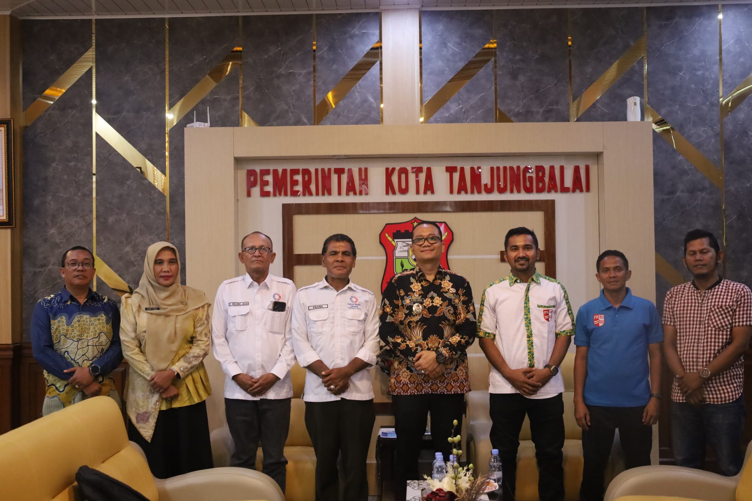 Wakil Wali Kota Tanjungbalai Terima Audiensi Federasi Aquatik Indonesia Sumut dan Kota Tanjungbalai   