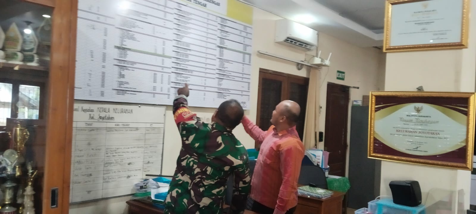Babinsa Joyotakan Puldata Ter, Perbarui Data Wilayah Binaan   
