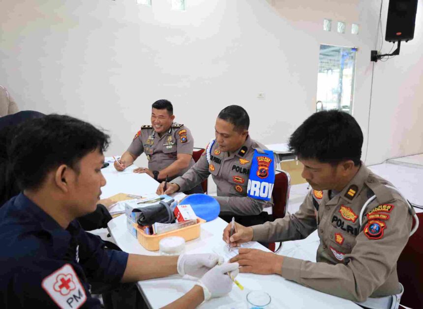 Peringati Hari Jadi ke-75 Humas Polri, Polres Batu Bara Gelar Donor Darah Hasilkan 25 Kantong Darah