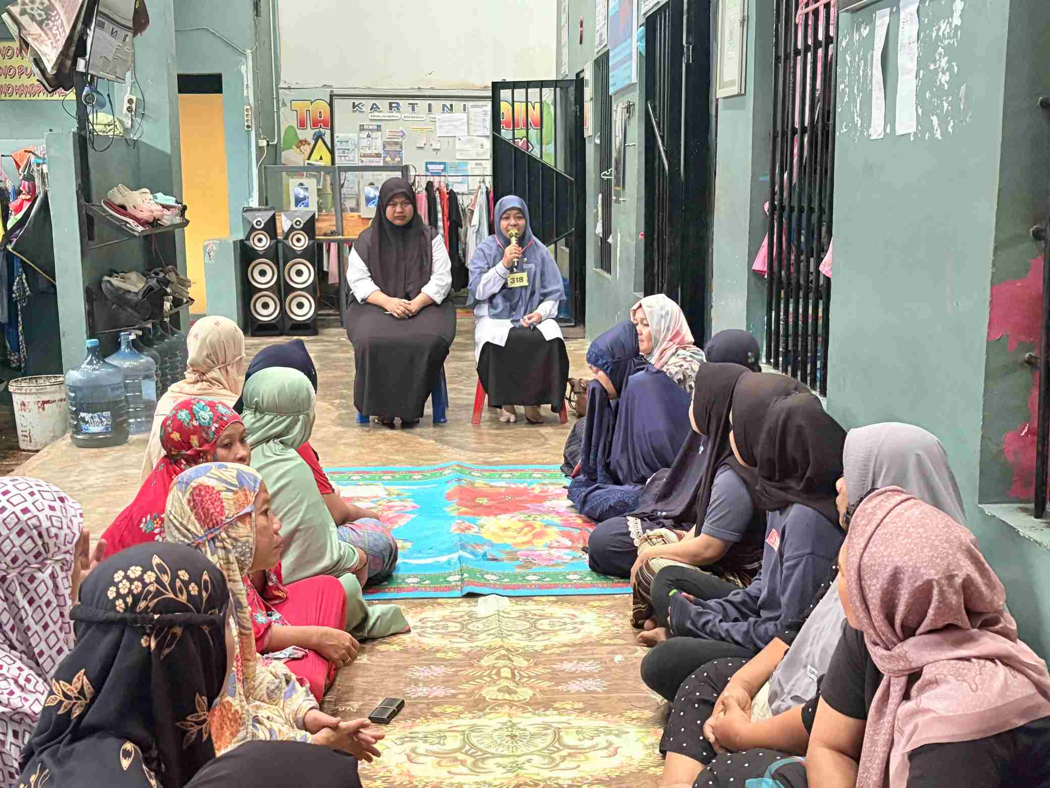PERKUAT MENTAL DAN SPIRITUAL WBP WANITA, LAPAS LABUHAN RUKU GELAR TAUSIYAH KEAGAMAAN BERSAMA USTADZAH DARI KEMENAG