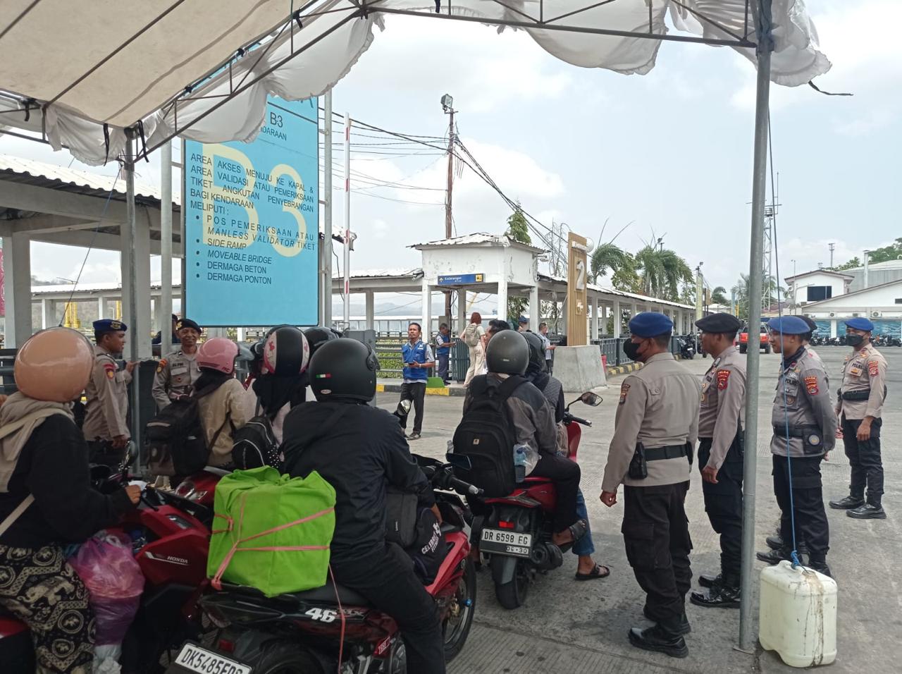 Polisi Sisir Pelabuhan Lembar Usai MotoGP, Bongkar Muat Kapal Dipantau