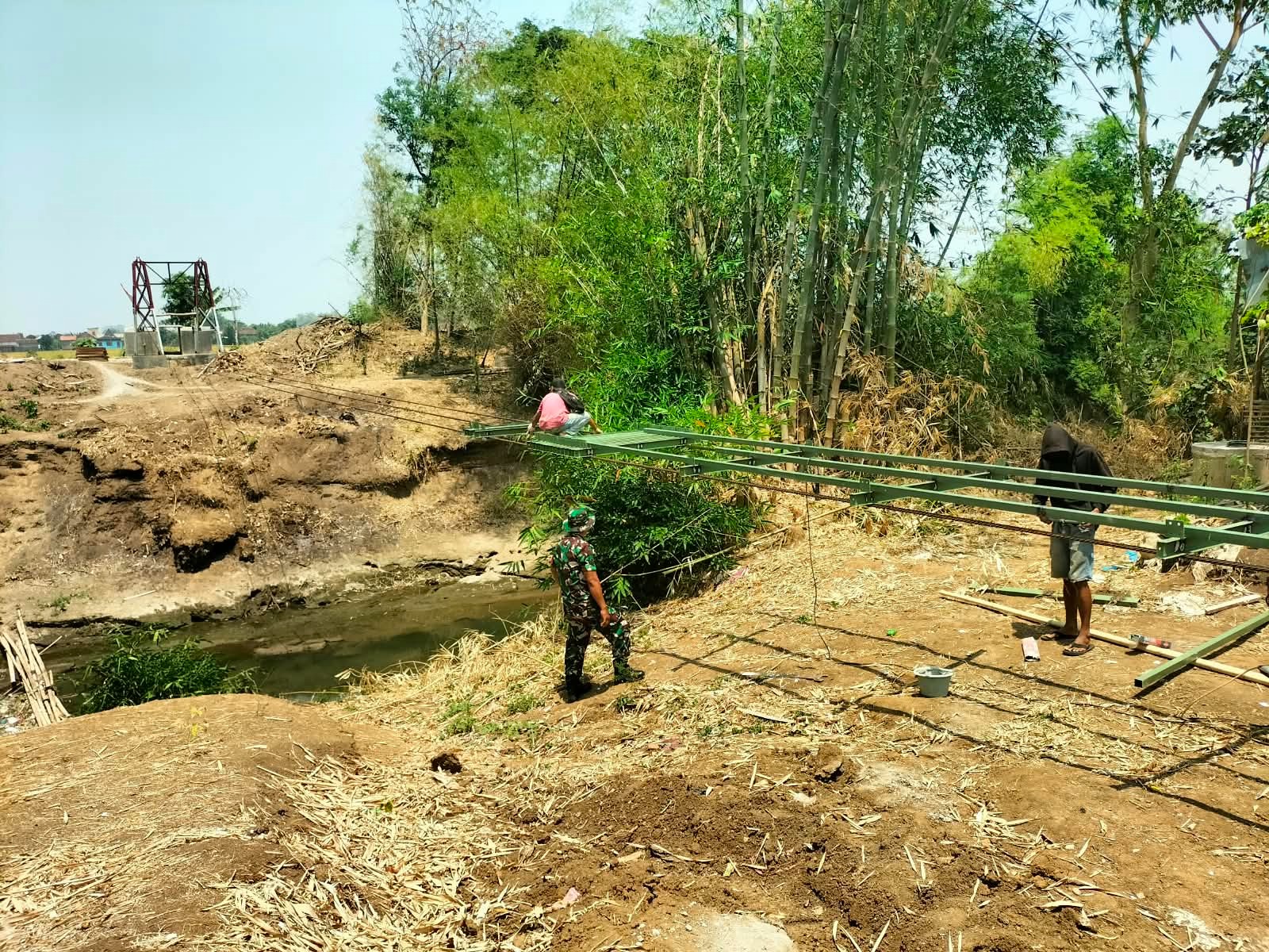 Progres Jembatan Perintis Merah Putih Tangkil Capai 47 Persen, 835 Warga Menanti Akses Penghubung Sragen-Sidoharjo   