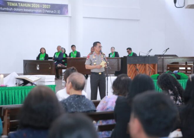 Kapolda NTB Gelar Minggu Kasih di Gereja Imanuel Mataram, Perkuat Toleransi dan Kamtibmas