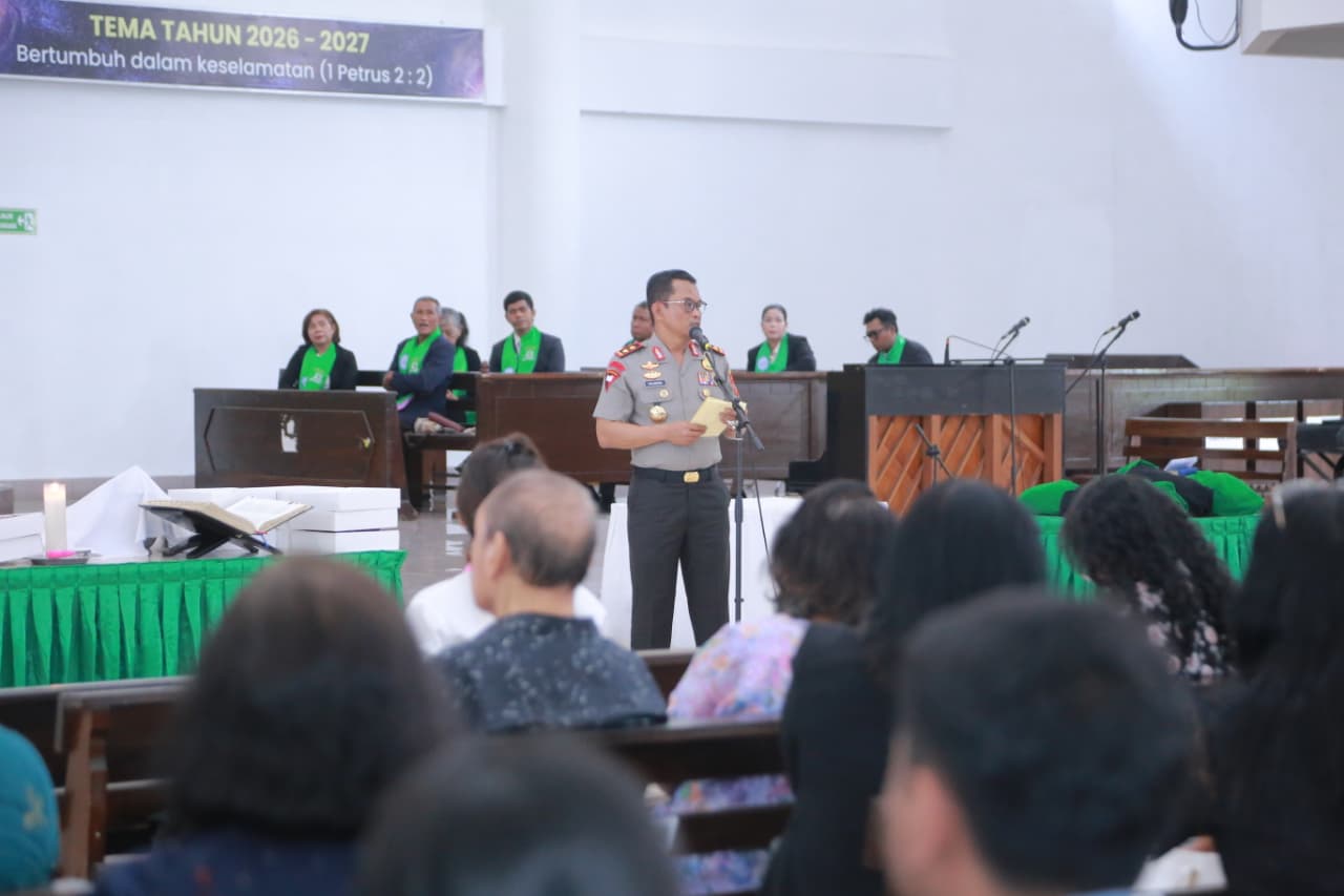 Kapolda NTB Gelar Minggu Kasih di Gereja Imanuel Mataram, Perkuat Toleransi dan Kamtibmas