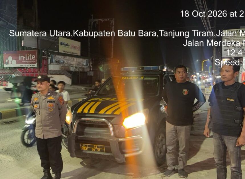 Polres Batu Bara Gelar Patroli KRYD di Sejumlah Titik Rawan, Antisipasi Kejahatan Jalanan   
