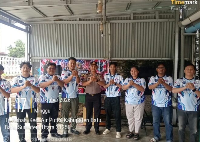Polsek Air Putih Bersama ESI Batu Bara Buka Turnamen Mobile Legends Sambut Hari Sumpah Pemuda 2026   