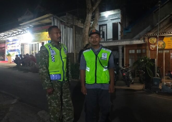 Patroli Malam Koramil Kismantoro Jaga Situasi Wilayah Tetap Aman dan Kondusif