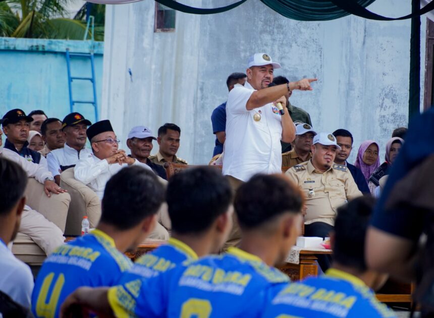 Buka Turnamen Sepak Takraw Reguder Cup 2026, Bupati Baharuddin Dorong Pengembangan Olahraga dan Pencegahan Narkoba