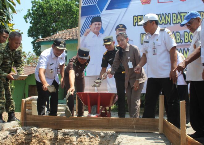 Dandim dan Bupati Boyolali Letakkan Batu Pertama Pembangunan KDKMP Desa Sambon, Warga Sambut Penuh Harapan