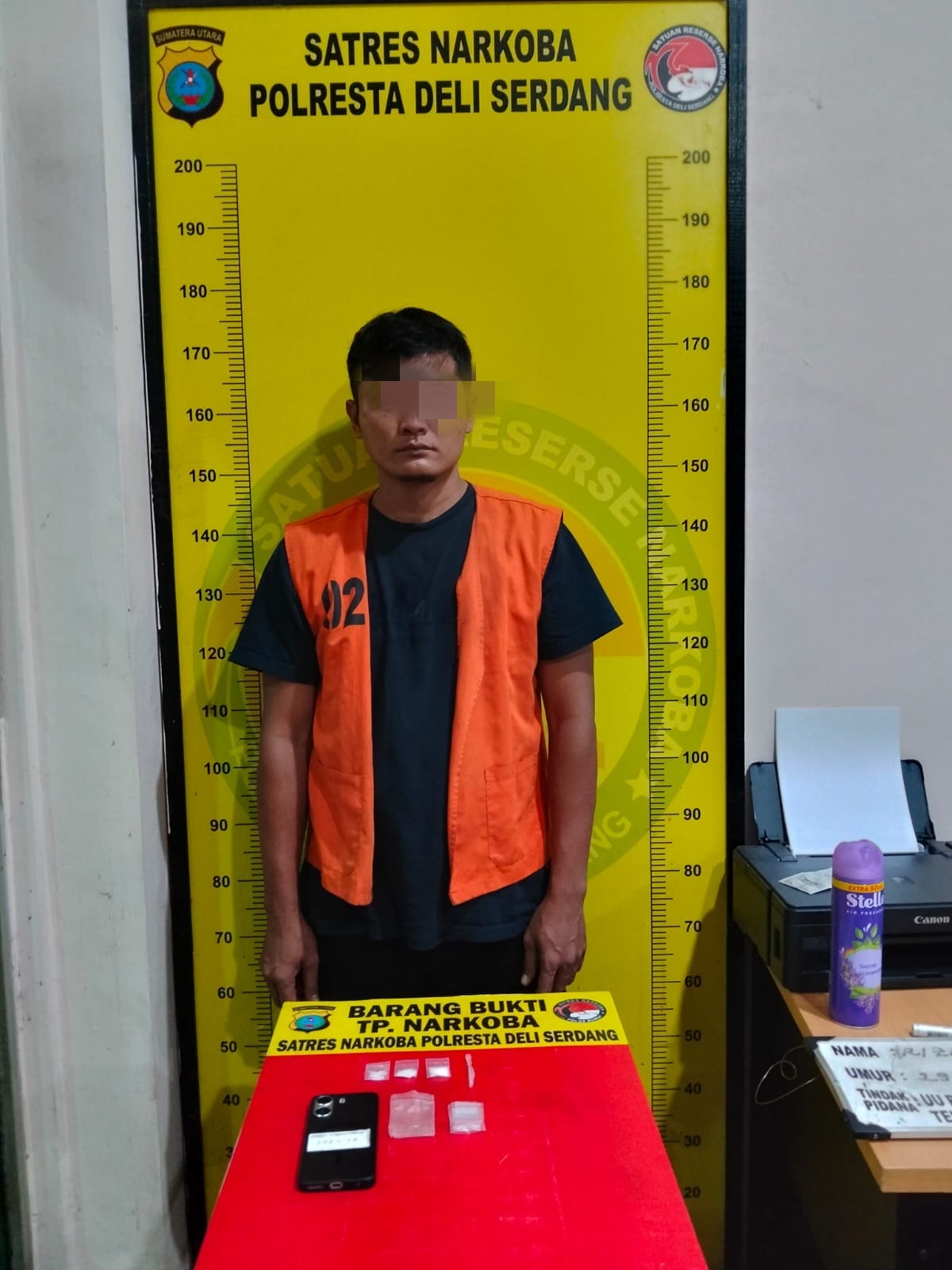 Dua Lokasi Sarang Narkoba di Tanjung Morawa Digerebek, 3 Pengedar dan BB Sabu 16 Gram Diamankan   