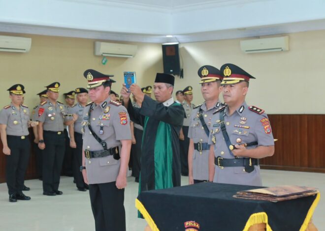 Kapolda NTB Pimpin Sertijab Dirpamobvit dan Kapolres Lombok Utara, Tekankan Makna Pengabdian