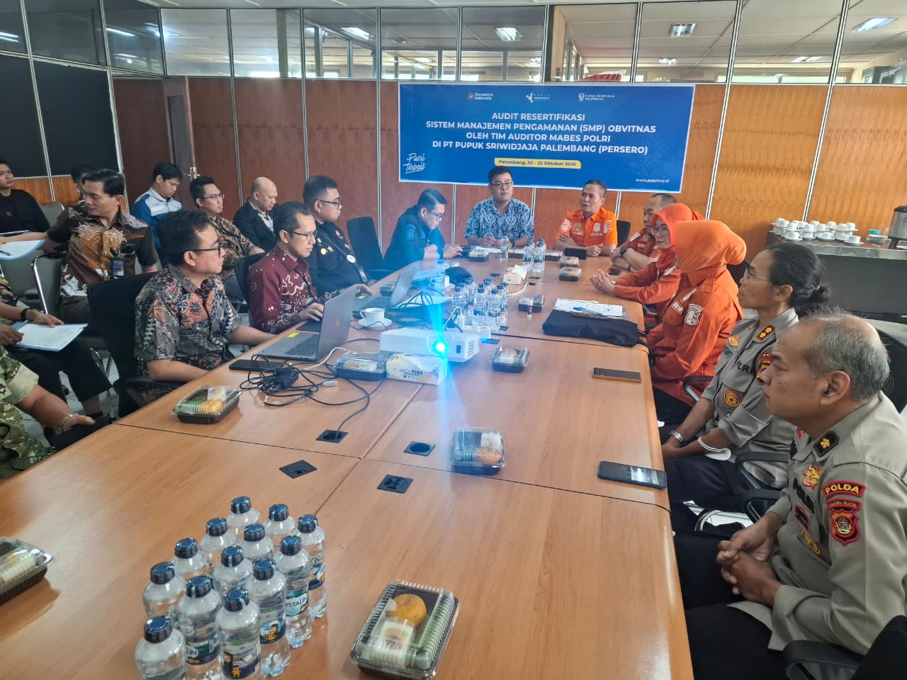 Perkuat Pengamanan Industri Pupuk Nasional, Tim Baharkam Polri Tuntaskan Audit di PT Pusri